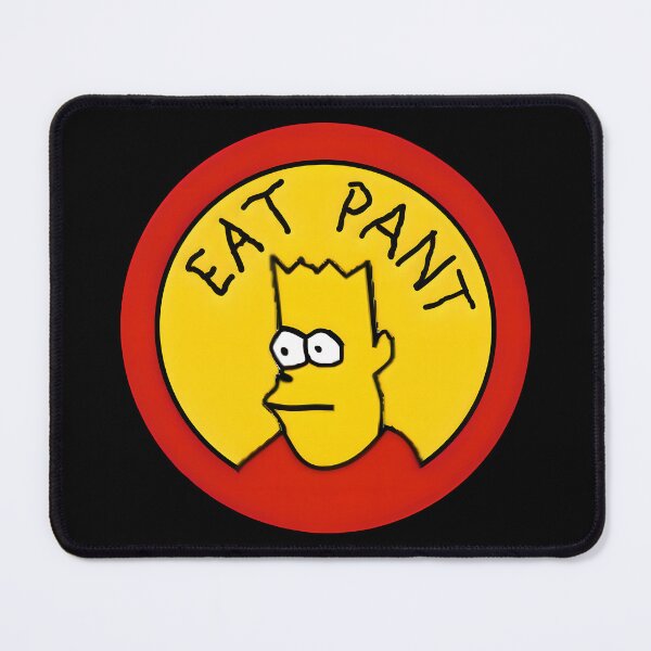Item preview, Eat pant Bart meme logo draw handwritten designed and sold by ChataMaroon.