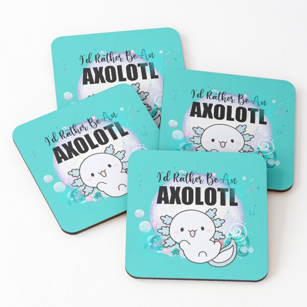 Item preview, I'd Rather Be an Axolotl: Embrace the Aquatic Quirkiness designed and sold by s-n-s-designs.