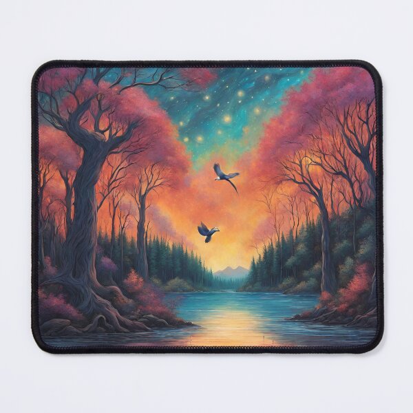 Item preview, Ethereal Echoes: Serenity in the Mist with birds designed and sold by shy8.