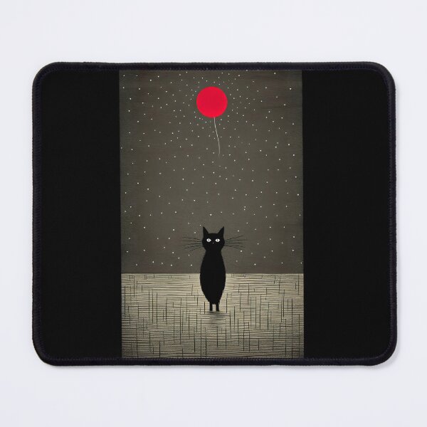 Item preview, cat and red  designed and sold by ururuty.