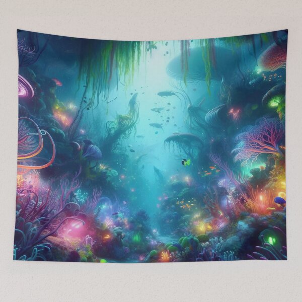 Item preview, Enchanted Underwater World designed and sold by Jolly-Drawings.