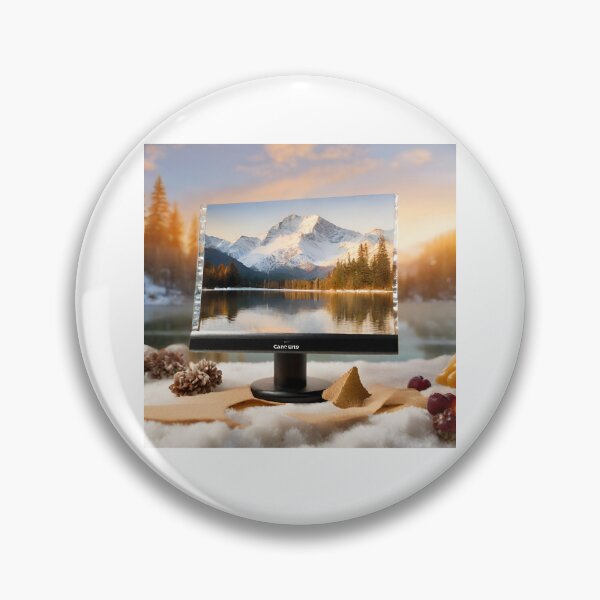 Item preview, Mountain view through monitor designed and sold by shy8.