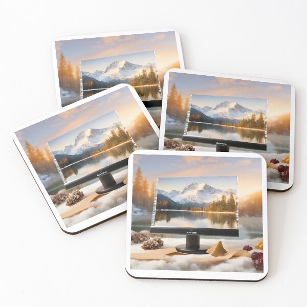 Item preview, Mountain view through monitor designed and sold by shy8.