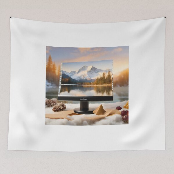 Item preview, Mountain view through monitor designed and sold by shy8.
