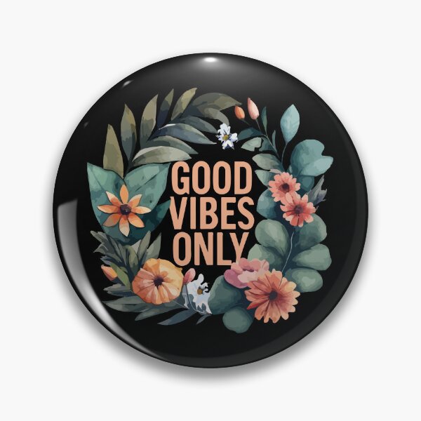Item preview, Good Vibes Only Flowers designed and sold by CreativeNewDawn.