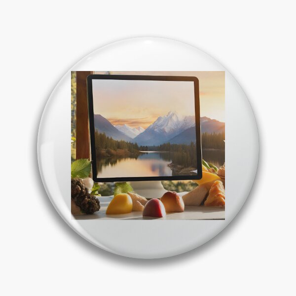 Item preview, Mountain background and view through monitor designed and sold by shy8.