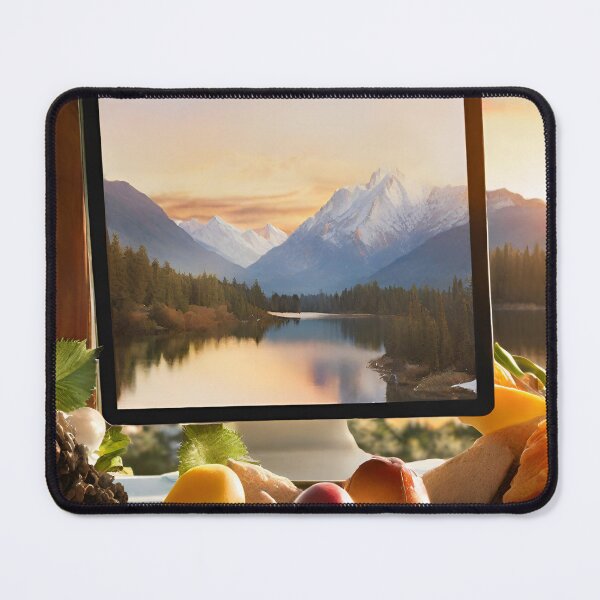 Item preview, Mountain background and view through monitor designed and sold by shy8.