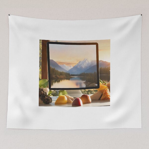Item preview, Mountain background and view through monitor designed and sold by shy8.