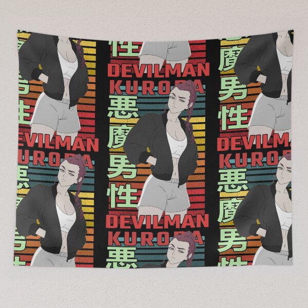 Item preview, Miko Miki Kuroda Devilman Crybaby Retro Anime Design designed and sold by Wafusaurus.