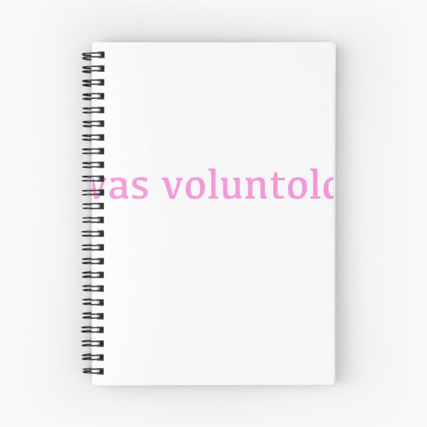 Item preview, voluntold pink designed and sold by fruchmon.