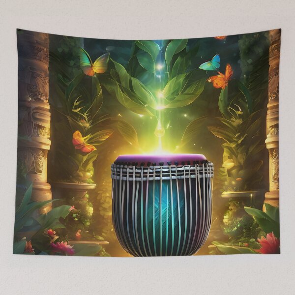 Item preview, Magical Djembe Moment - Drumming in the Jungle designed and sold by Yngo Gutmann.