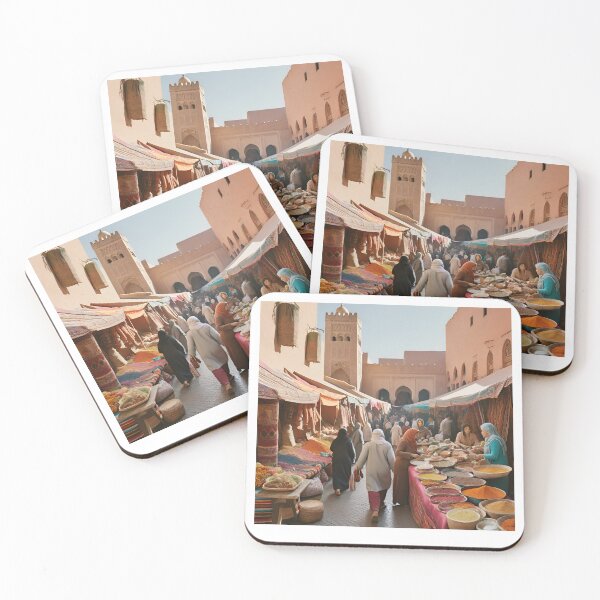 Item preview, Moroccan Bazaar: Vibrant Tapestry of Culture designed and sold by shy8.