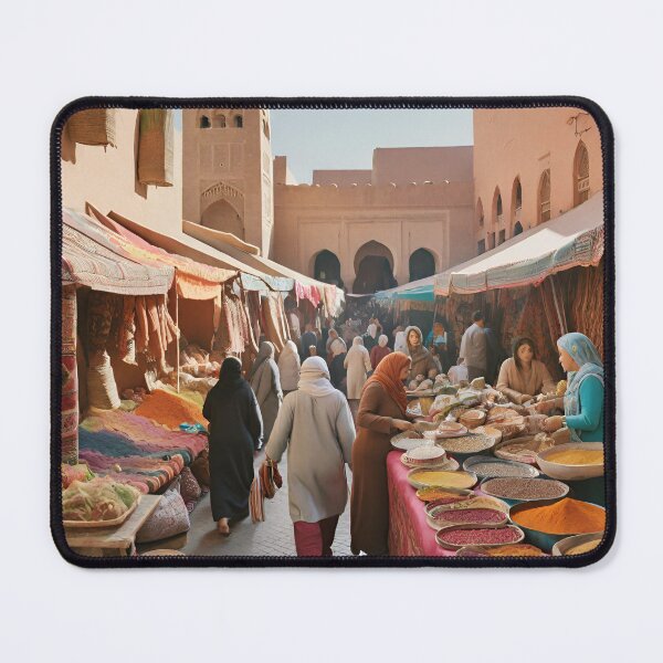 Item preview, Moroccan Bazaar: Vibrant Tapestry of Culture designed and sold by shy8.