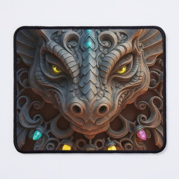 Item preview, Festive Gargoyle Dragon With Lights designed and sold by DragonRealms.