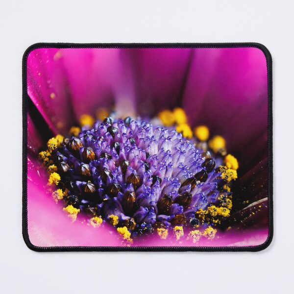 Item preview, Macro photography of a purple cape daisy designed and sold by Giuseppe Cammino.