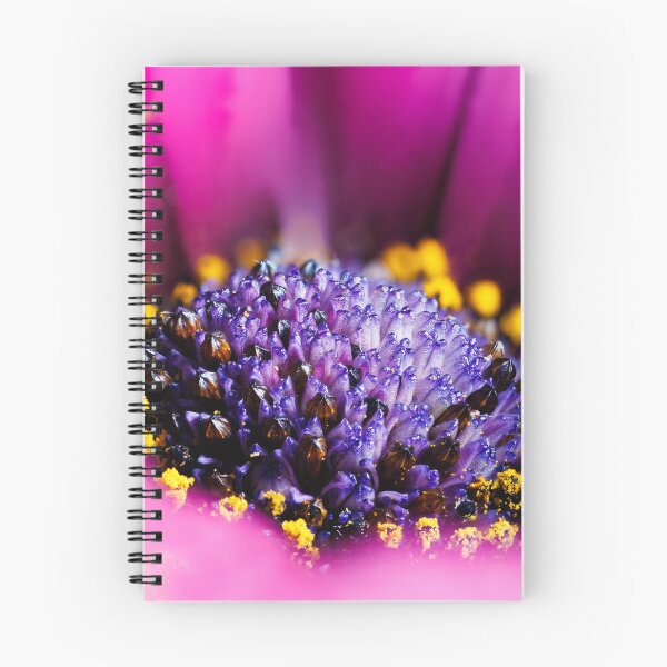 Item preview, Macro photography of a purple cape daisy designed and sold by Giuseppe Cammino.