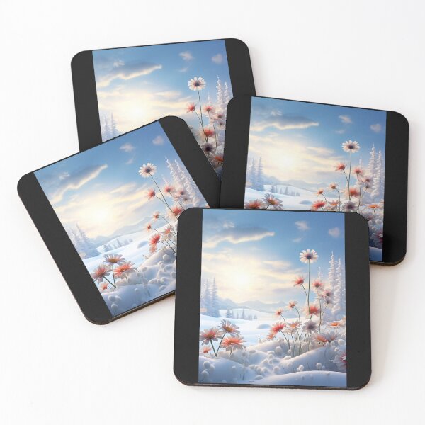 Item preview, Beautiful Flowers In The Snow designed and sold by ErdmanBerge.