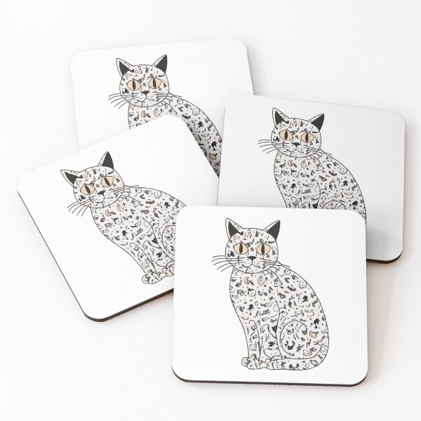Item preview, Suspicious Cats designed and sold by pictoartcrew.