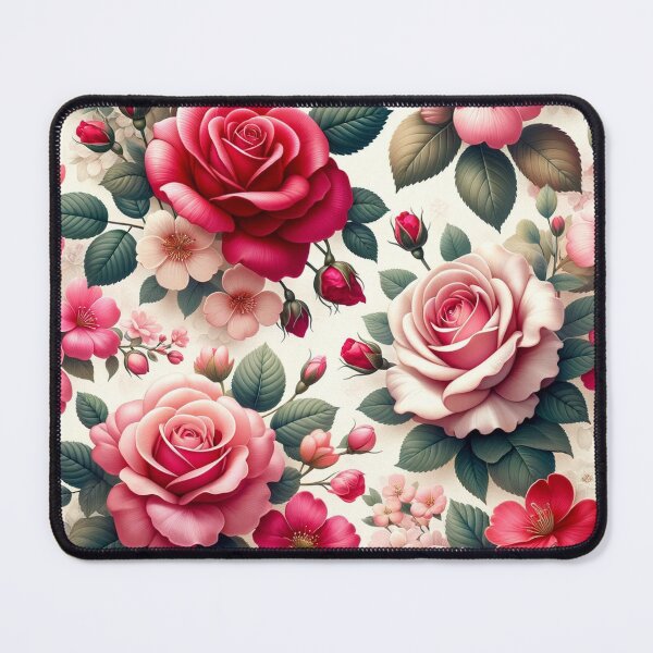Item preview, Vintage Floral Roses and Cherry Blossoms designed and sold by floraldesigns-v.