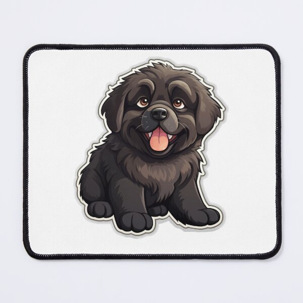 Item preview, Newfoundland Majesty - Cartoon Dog Portrait designed and sold by PureGlee.