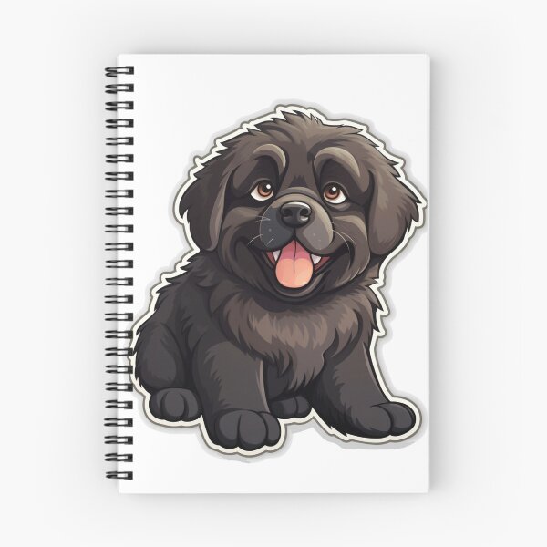 Item preview, Newfoundland Majesty - Cartoon Dog Portrait designed and sold by PureGlee.