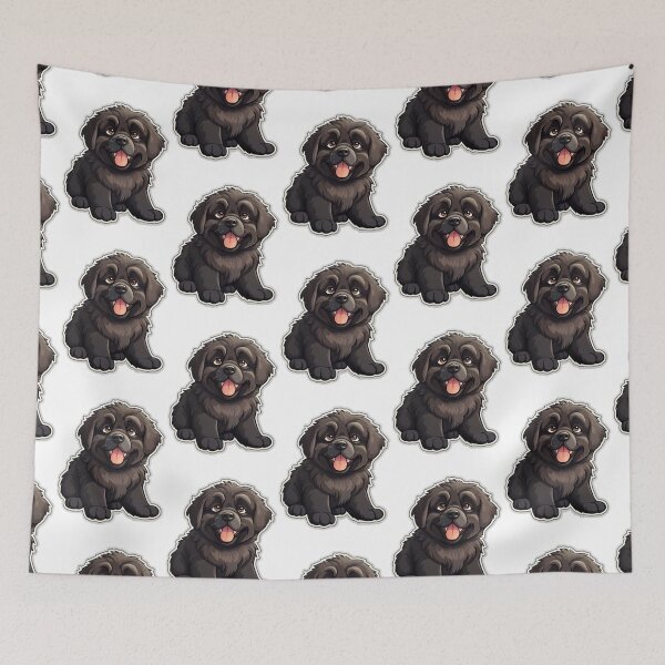 Item preview, Newfoundland Majesty - Cartoon Dog Portrait designed and sold by PureGlee.