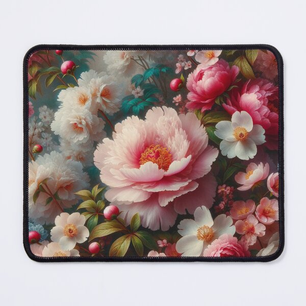Item preview, Vintage Blossom Serenity: Peonies and Cherry Bliss designed and sold by floraldesigns-v.