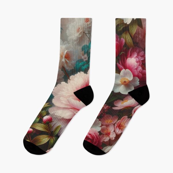 Item preview, Vintage Blossom Serenity: Peonies and Cherry Bliss designed and sold by floraldesigns-v.