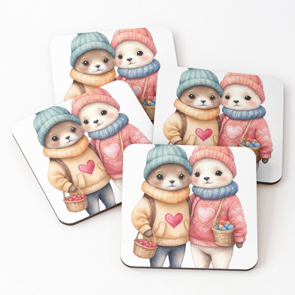 Item preview, seal in love with heart in hand designed and sold by wplamkung.