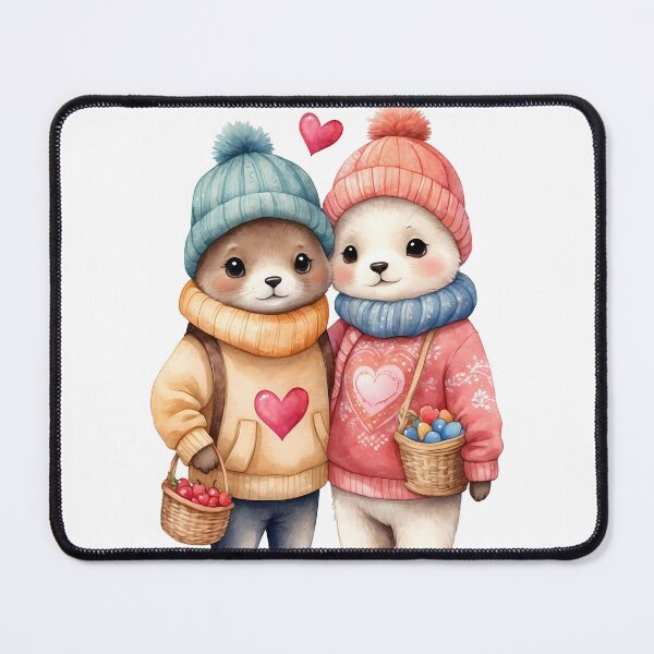 Item preview, seal in love with heart in hand designed and sold by wplamkung.