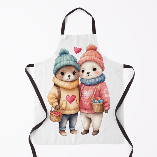 Item preview, seal in love with heart in hand designed and sold by wplamkung.
