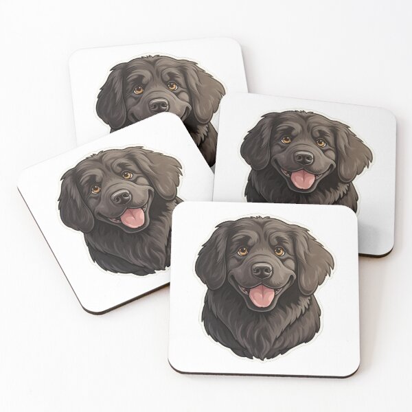 Item preview, Newfoundland Elegance - Cartoon Dog Portrait designed and sold by PureGlee.