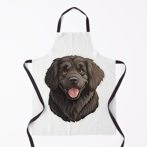 Item preview, Newfoundland Elegance - Cartoon Dog Portrait designed and sold by PureGlee.