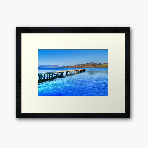 Item preview, Long Jetty At The Duck Bay Marina designed and sold by GG WALL ART.