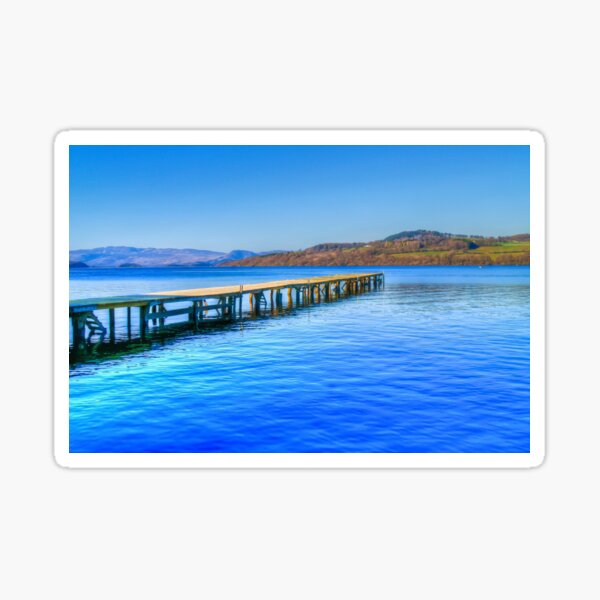 Item preview, Long Jetty At The Duck Bay Marina designed and sold by GG WALL ART.