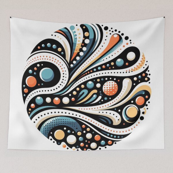 Item preview, Polka Dot Design- colourful vibrant pattern designed and sold by LoveDesignMania.