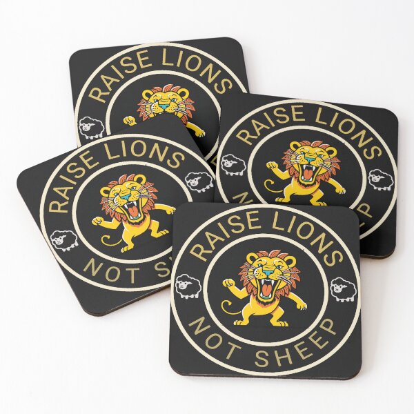 Item preview, Raise Lions Not Sheep designed and sold by MindFrank.
