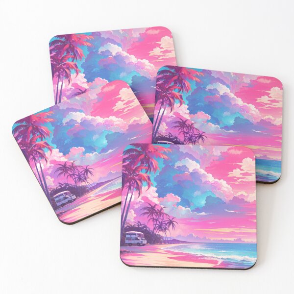 Item preview, 001 Colorful Beach Landscape designed and sold by Alexis Art Collection.