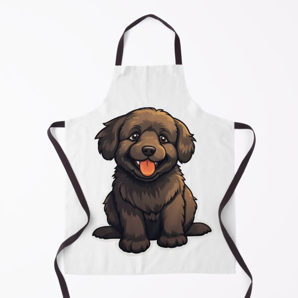 Item preview, Whimsical Newfoundland Essence - Cartoon Dog Art designed and sold by PureGlee.