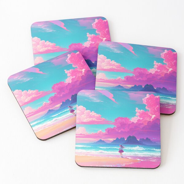 Item preview, 002 Colorful Beach Landscape designed and sold by Alexis Art Collection.