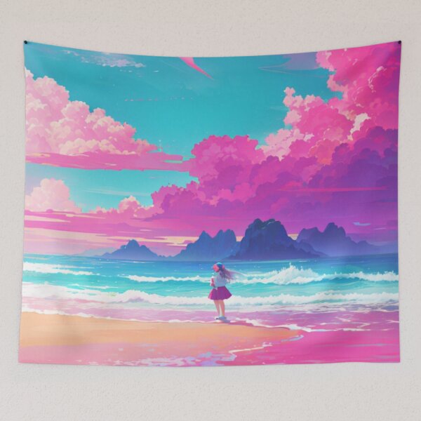 Item preview, 002 Colorful Beach Landscape designed and sold by Alexis Art Collection.