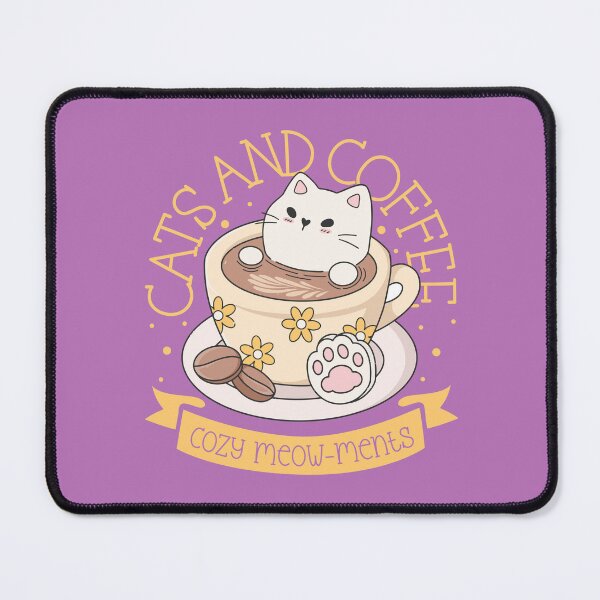 Item preview, Cats and Coffee Cozy Meow-ments designed and sold by RuggedCocoShop.