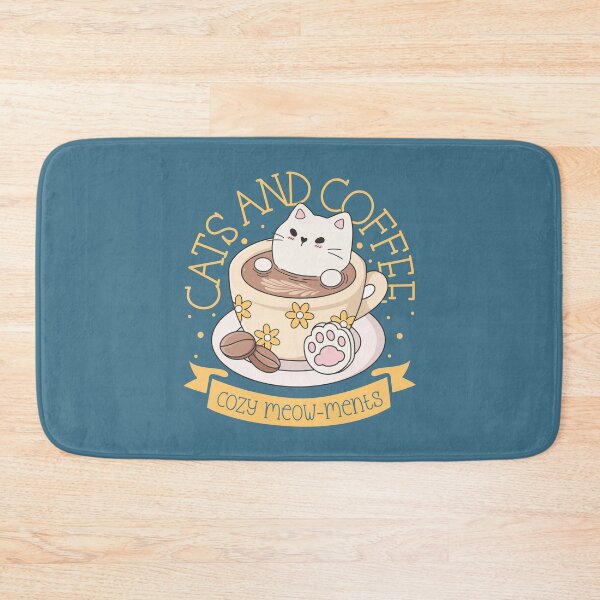 Item preview, Cats and Coffee Cozy Meow-ments designed and sold by RuggedCocoShop.