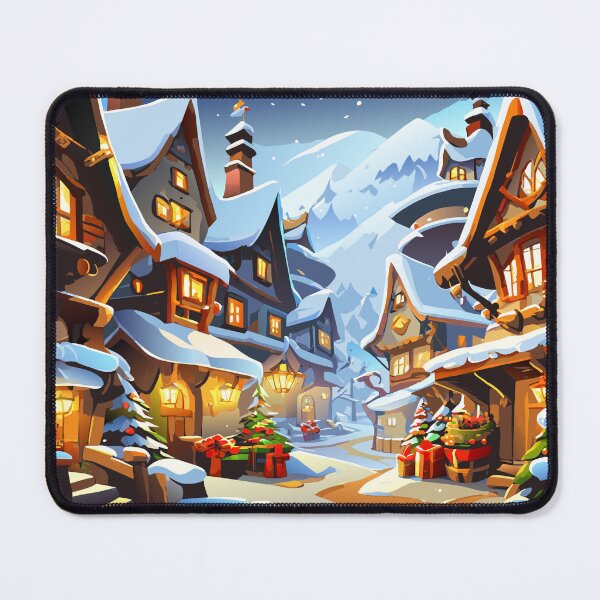 Item preview, Happy New Year in the village designed and sold by AgarutanPrint.