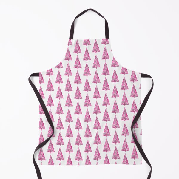 Item preview, Watercolor Christmas Tree covered in snow,vivid colors, delicate grey and magenta . designed and sold by My-fake-places.