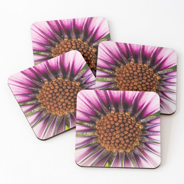 Item preview, Macro photography of a purple cape daisy designed and sold by Giuseppe Cammino.