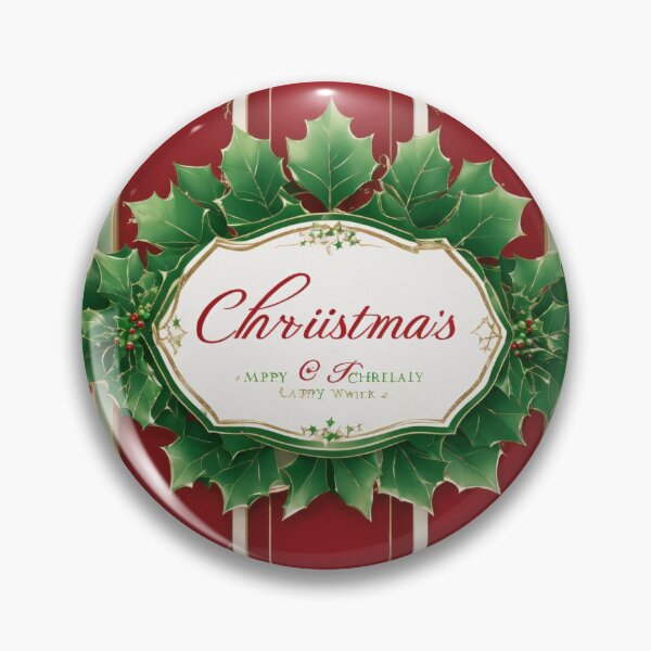 Item preview, Elegance Unwrapped: Classic Christmas Card in Red, White, and Green designed and sold by VIJUSURYAL.