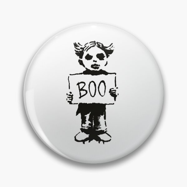 Item preview, Boo Protestor - Black Version designed and sold by SorryFrog.
