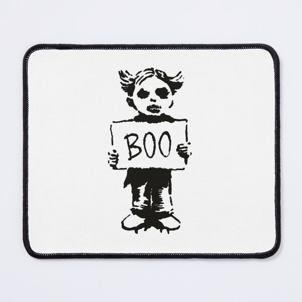 Item preview, Boo Protestor - Black Version designed and sold by SorryFrog.