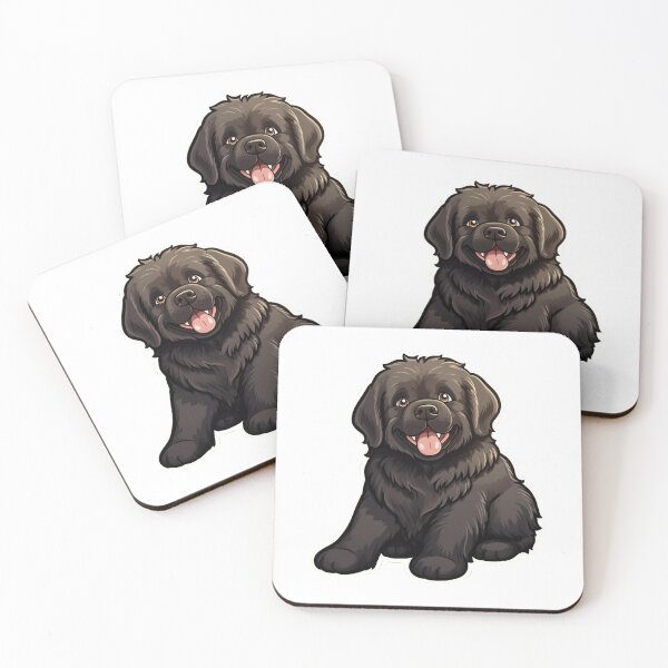 Item preview, Quintessential Newfoundland Charm - Cartoon Dog Art designed and sold by PureGlee.